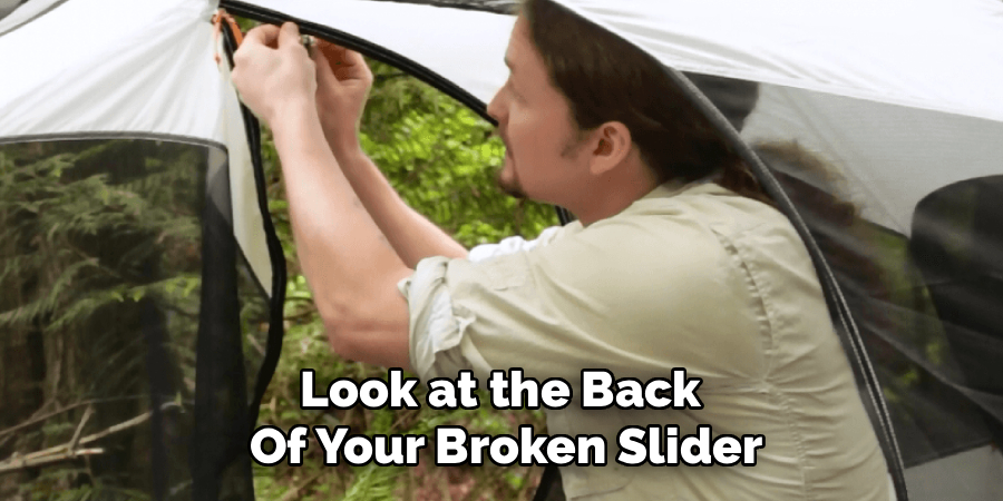 Look at the Back
Of Your Broken Slider