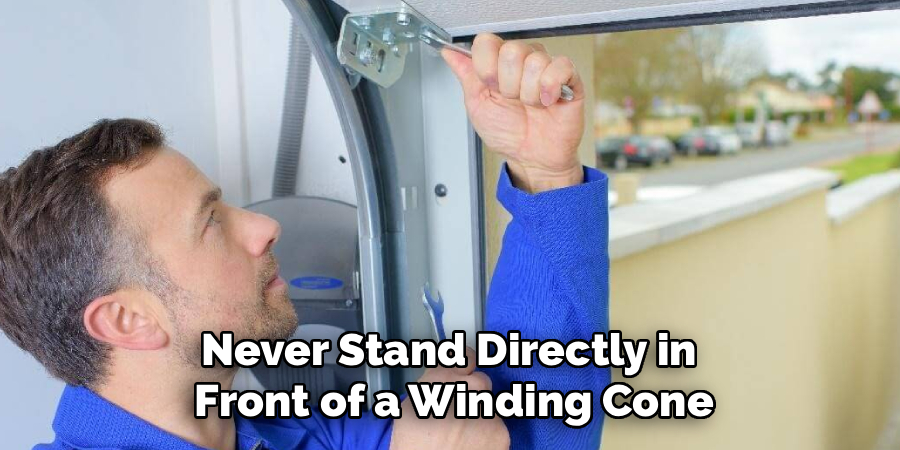 Never Stand Directly in
Front of a Winding Cone