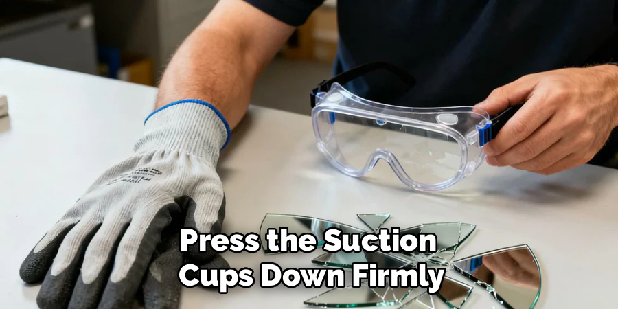 Press the Suction
Cups Down Firmly