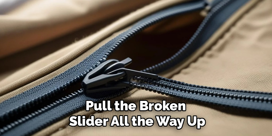 Pull the Broken
Slider All the Way Up