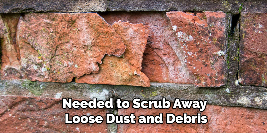Needed to Scrub Away
Loose Dust and Debris