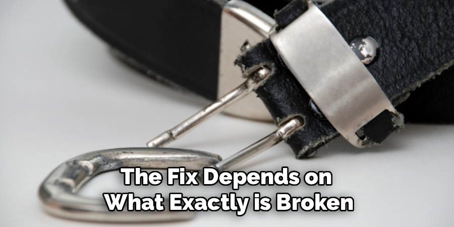 The Fix Depends on
What Exactly is Broken