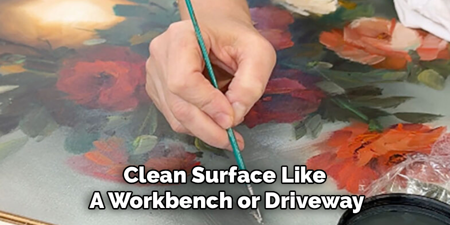 Clean Surface Like
A Workbench or Driveway