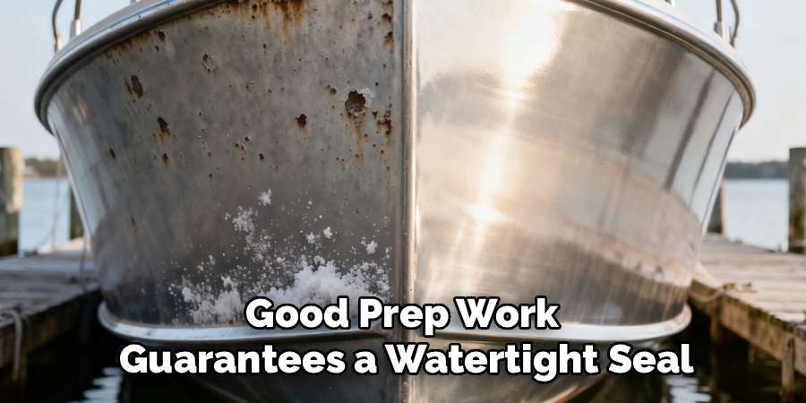 Good Prep Work 
Guarantees a Watertight Seal