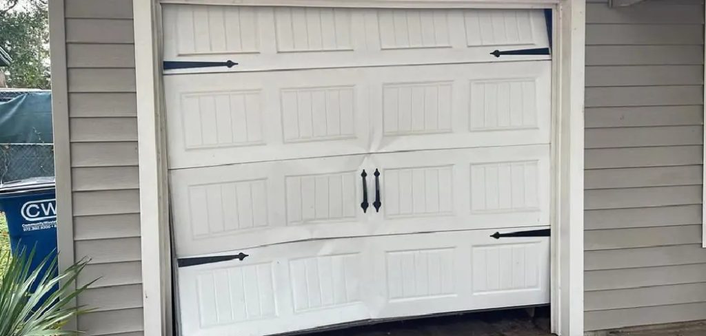 How to Repair Dented Garage Door