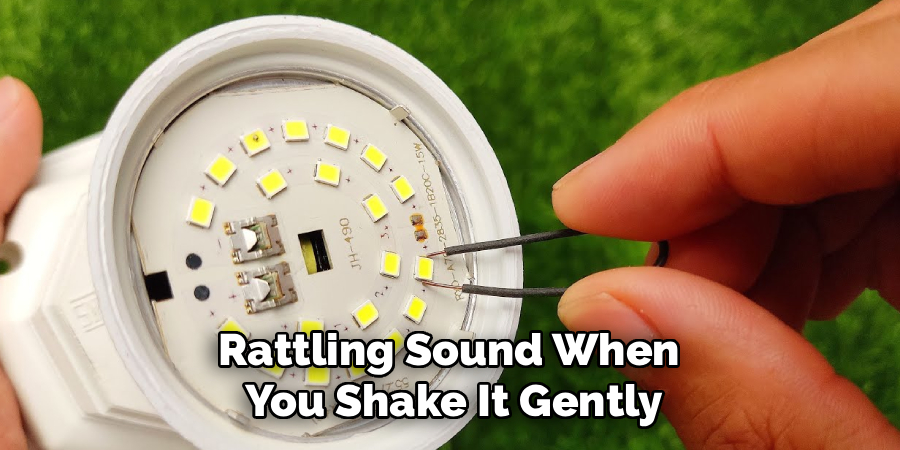 Rattling Sound When
You Shake It Gently