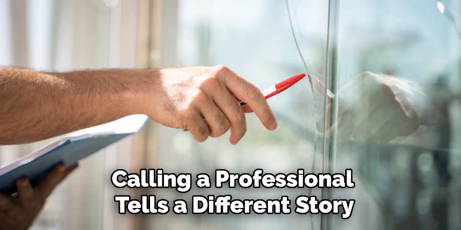 Calling a Professional
Tells a Different Story