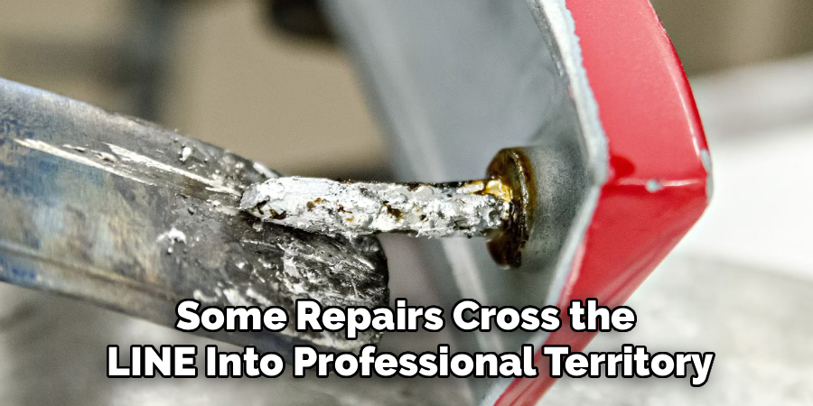 Some Repairs Cross the 
LINE Into Professional Territory