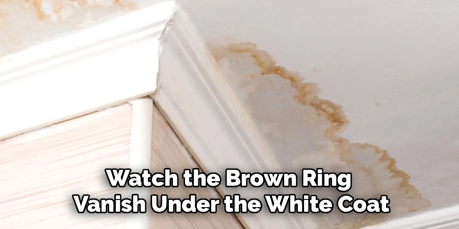 Watch the Brown Ring
Vanish Under the White Coat
