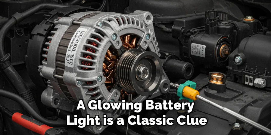 A Glowing Battery
Light is a Classic Clue