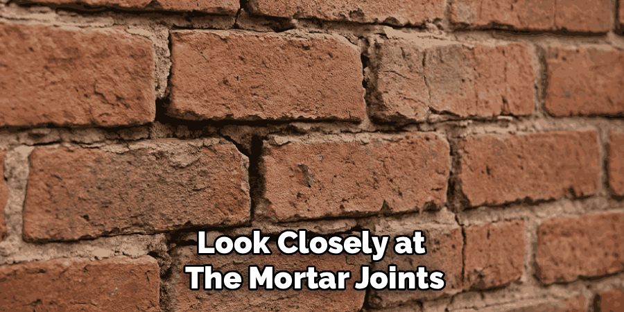 Look Closely at
The Mortar Joints