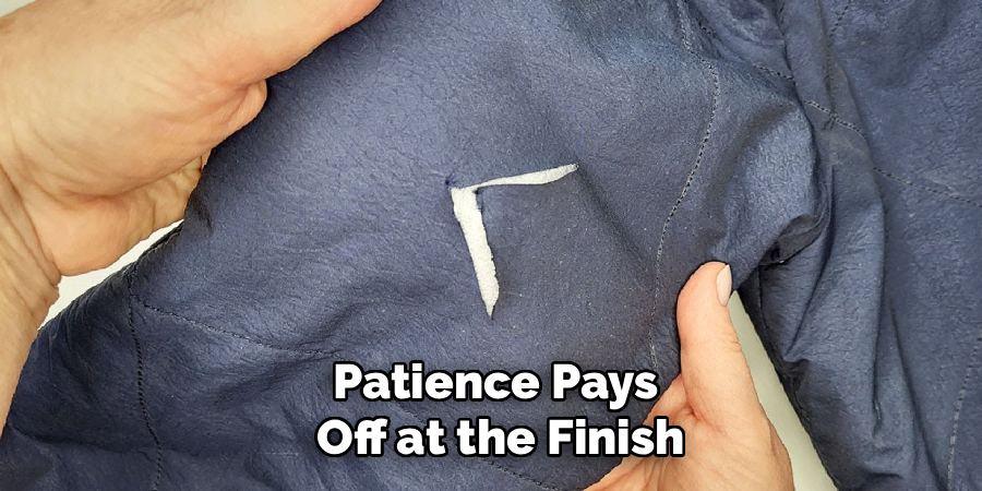 Patience Pays
 Off at the Finish