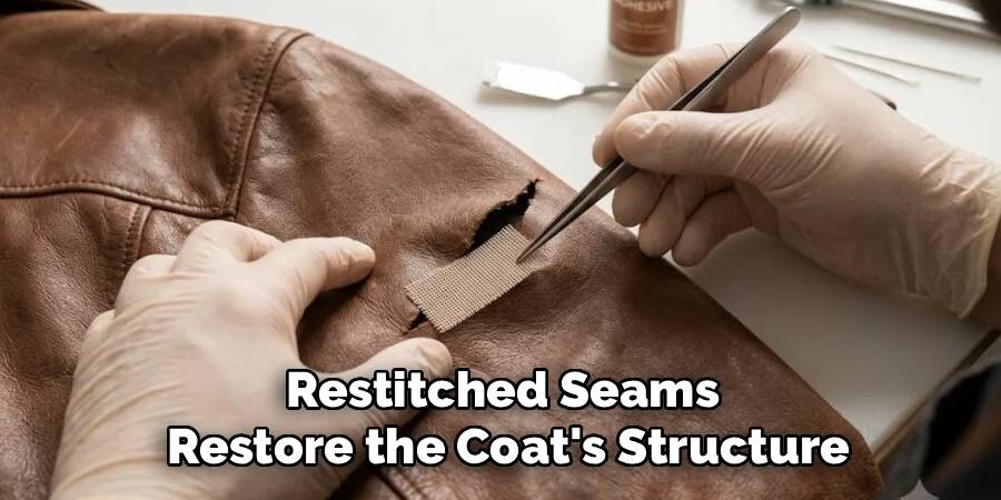 Restitched Seams
Restore the Coat's Structure