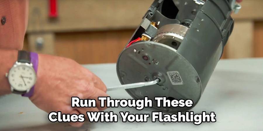 Run Through These
Clues With Your Flashlight